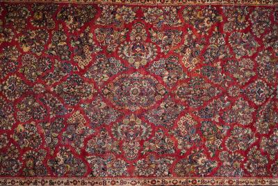 Antique Sarouk Rug 11 3 x 18 1 