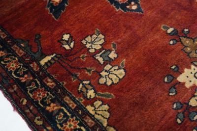 Antique Sarouk Rug 2 1 x 4 10 