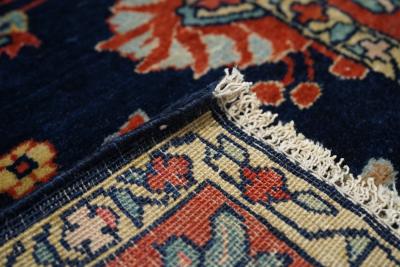 Antique Sarouk Rug 3 7 x 4 11 