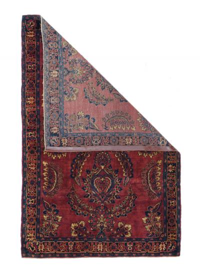 Antique Sarouk Rug 4 1 x 6 5 
