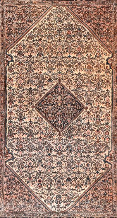 Antique Sarouk Rug 4 1 x 6 5 