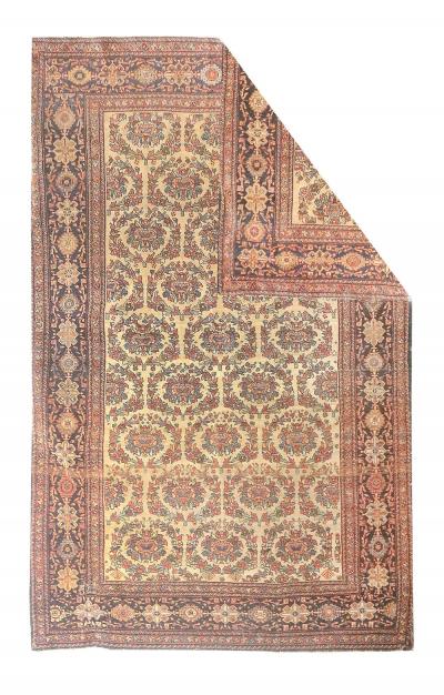 Antique Sarouk Rug 4 1 x 6 6 