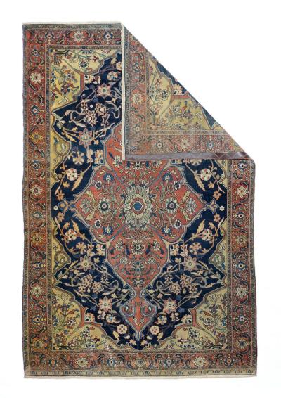 Antique Sarouk Rug 4 4 x 6 6 