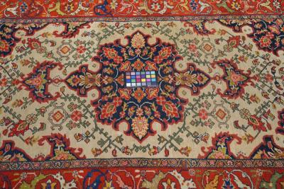 Antique Sarouk Rug 4 6 x 6 6 