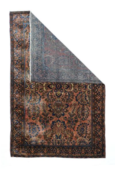 Antique Sarouk Rug 40 x 76
