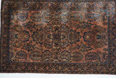 Antique Sarouk Rug 40 x 76