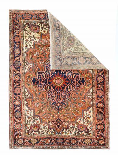 Antique Sarouk Rug 47 x 64