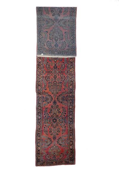 Antique Sarouk Runner 2 7 x 13 4 