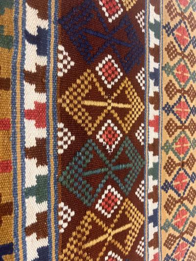 Antique Scandinavian Textile Kilim Rug 1 11 x 9 7 