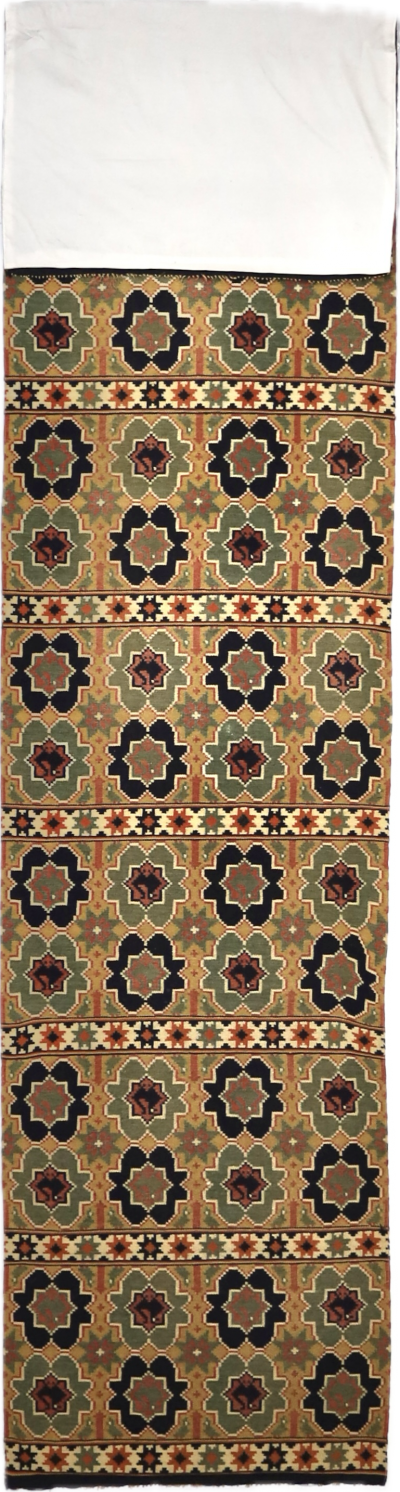 Antique Scandinavian Textile Kilim Rug 2 2 x 9 11 