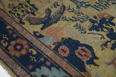 Antique Senneh One Of Pair Rug 3 1 x 4 8 