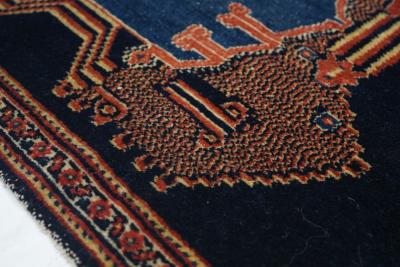 Antique Senneh Rug 19 x 210