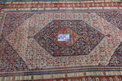 Antique Senneh Rug 4 4 x 5 6 