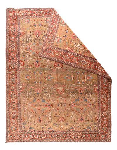 Antique Serapi Rug 11 6 x 15 0 