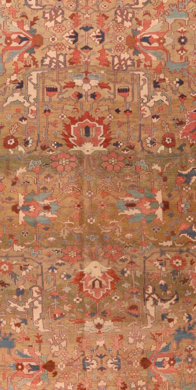 Antique Serapi Rug 11 6 x 15 0 