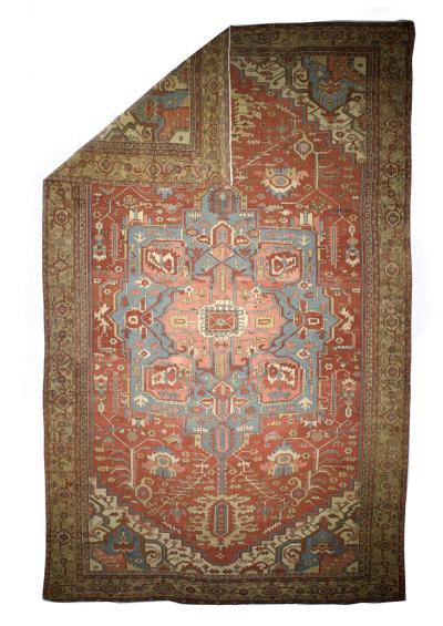 Antique Serapi Rug 110 x 186