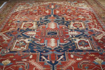 Antique Serapi Rug 12 0 x 19 6 
