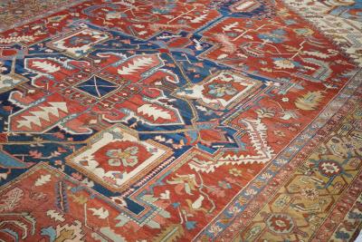 Antique Serapi Rug 12 0 x 19 6 
