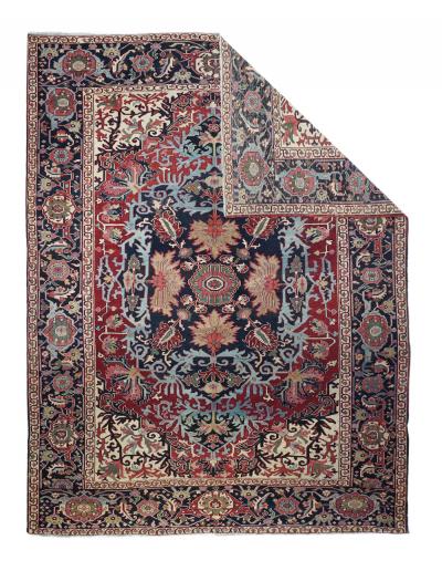 Antique Serapi Rug 9 7 x 12 7 