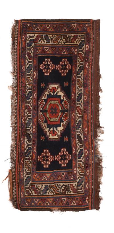 Antique Shashsavan Rug 1 6 x 3 3 