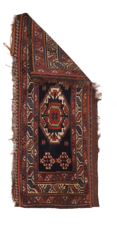 Antique Shashsavan Rug 1 6 x 3 3 