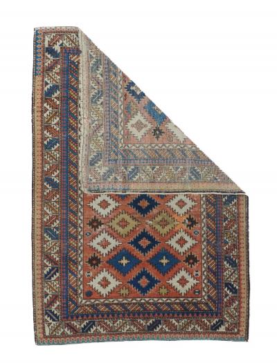Antique Shirvan Rug 2 7 x 3 9 