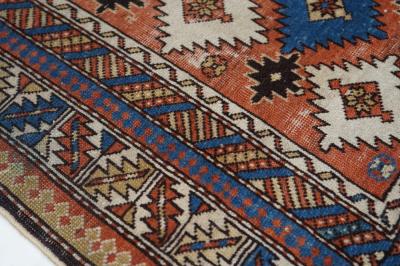 Antique Shirvan Rug 2 7 x 3 9 