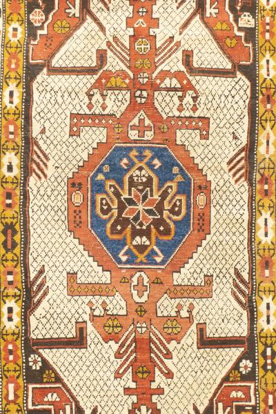 Antique Shirvan Rug 3 10 x 5 10 