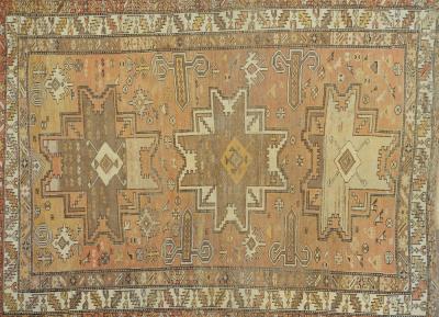 Antique Shirvan Rug 3 11 x 5 1 