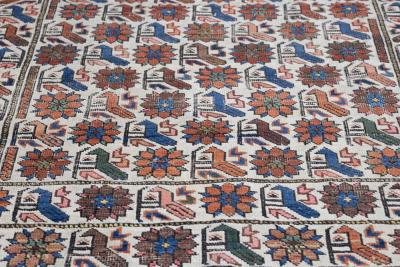 Antique Shirvan Rug 3 2 x 4 3 