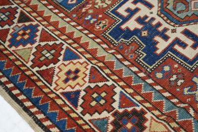 Antique Shirvan Rug 3 3 x 5 0 