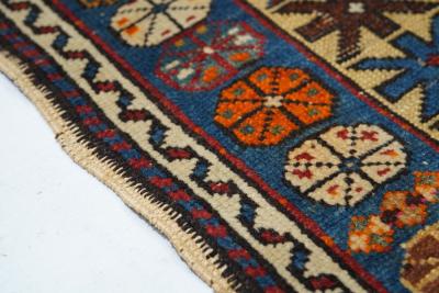 Antique Shirvan Rug 3 7 x 5 0 