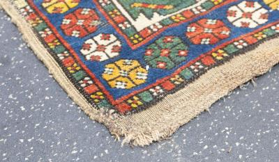 Antique Shirvan Rug 3 7 x 6 8 