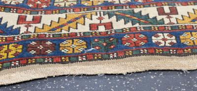 Antique Shirvan Rug 3 7 x 6 8 