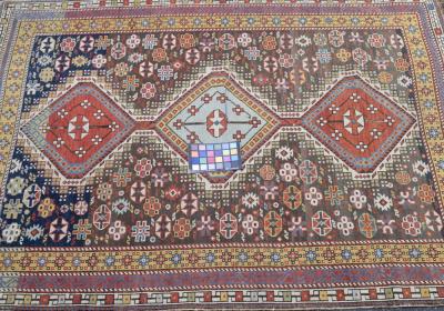 Antique Shirvan Rug 3 9 x 4 11 