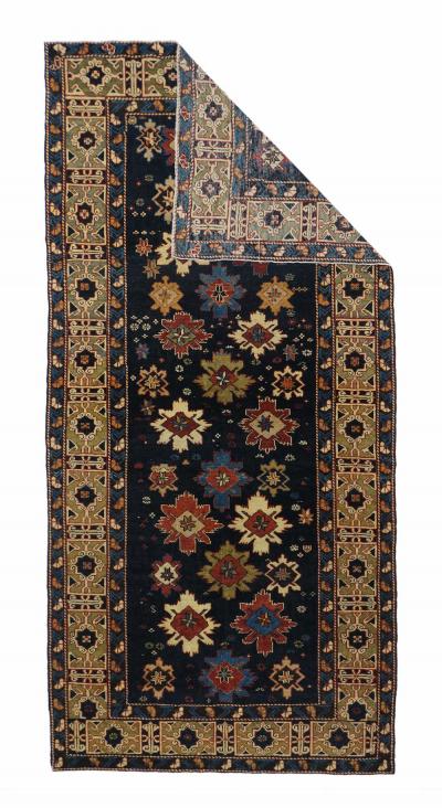 Antique Shirvan Rug 3 9 x 7 1 