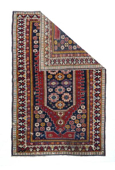 Antique Shirvan Rug 4 0 x 6 9 
