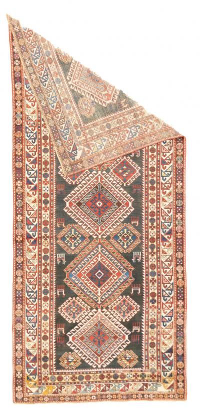Antique Shirvan Rug 4 x 9