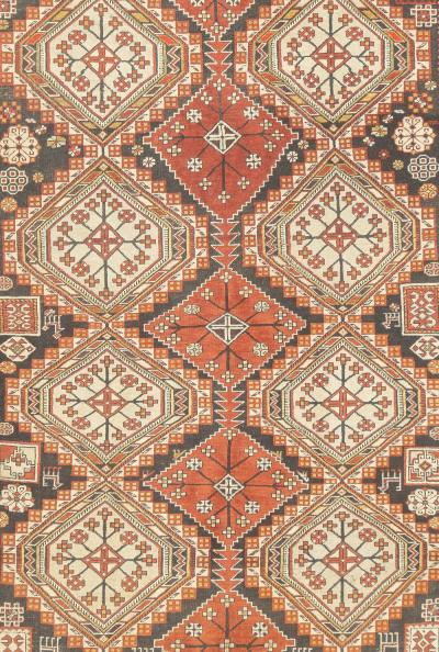 Antique Shirvan Rug 47 x 74