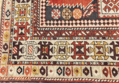 Antique Shirvan Rug 47 x 74