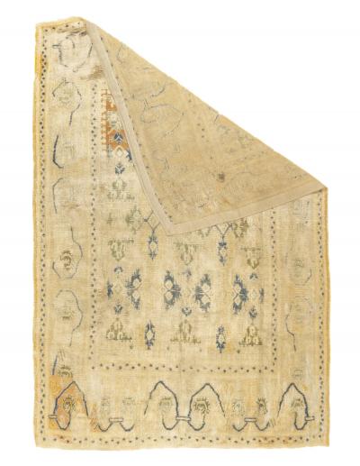 Antique Spanish Cuenca Rug 6 9 x 9 9 