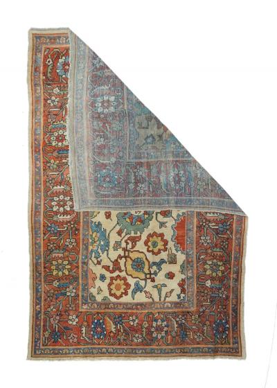 Antique Sultanabad Rug 6 8 x 10 3 