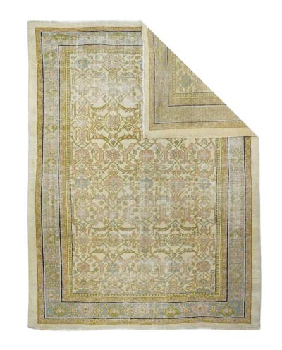 Antique Sultanabad Rug 7 0 x 9 0 