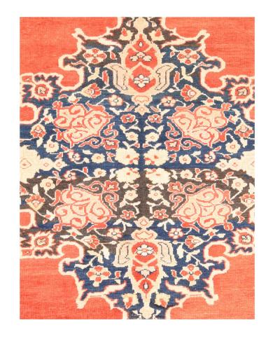 Antique Sultanabad Rug 8 0 x 10 5 