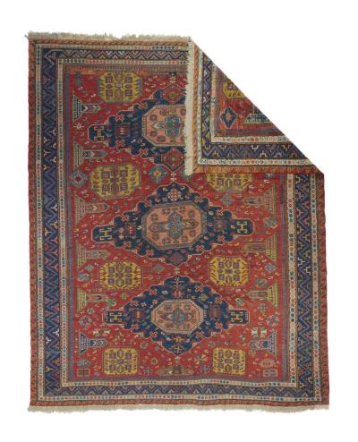 Antique Sumak Rug 7 9 x 9 4 