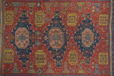Antique Sumak Rug 7 9 x 9 4 