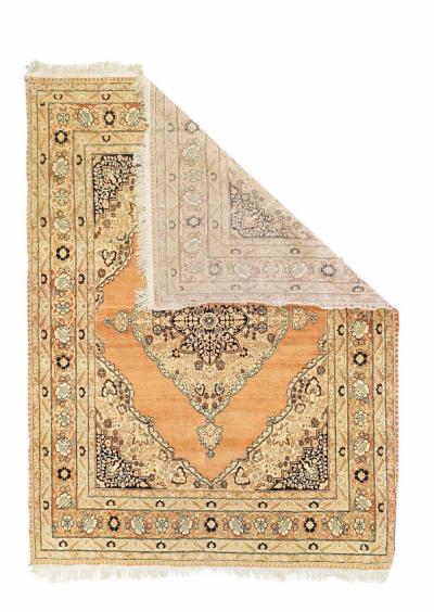 Antique Tabriz Rug 4 5 x 6 0 