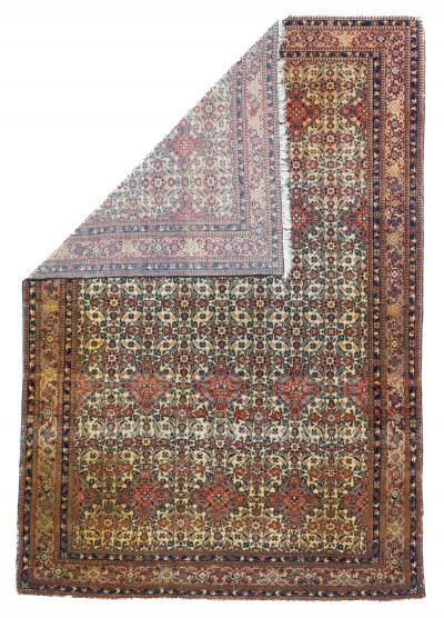 Antique Tabriz Rug 4 8 x 6 9 