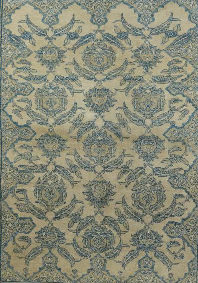 Antique Tabriz Rug 5 1 x 6 2 