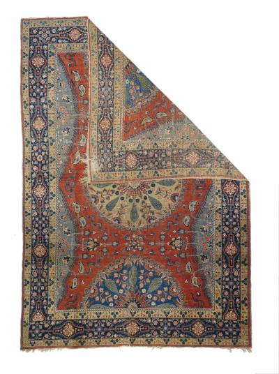 Antique Tabriz Rug 7 4 x 10 6 